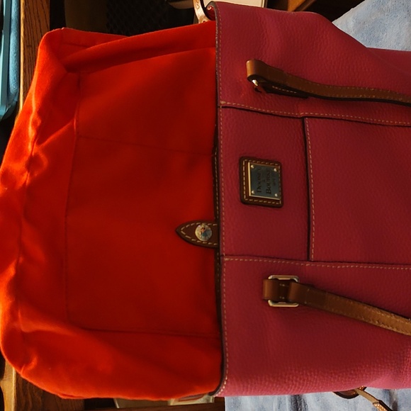 Dooney & Bourke Lexington Pink Pebbled Leather Small Tote $599 Retail. EUC - Picture 13 of 16